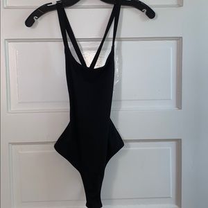 Cross back bodysuit